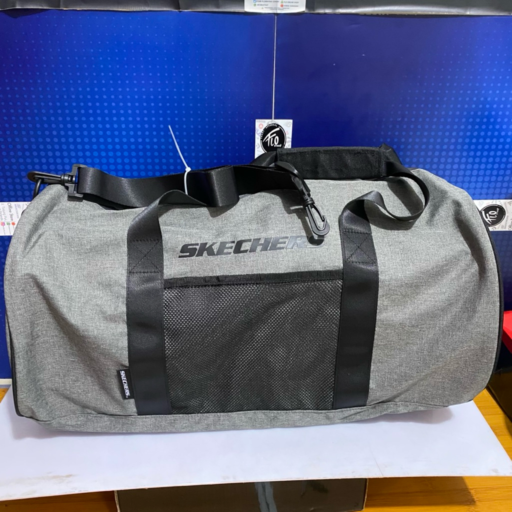 Tas Skechers Gym Bag Duffel Travel Skechers Original SDB8379GY Unisex