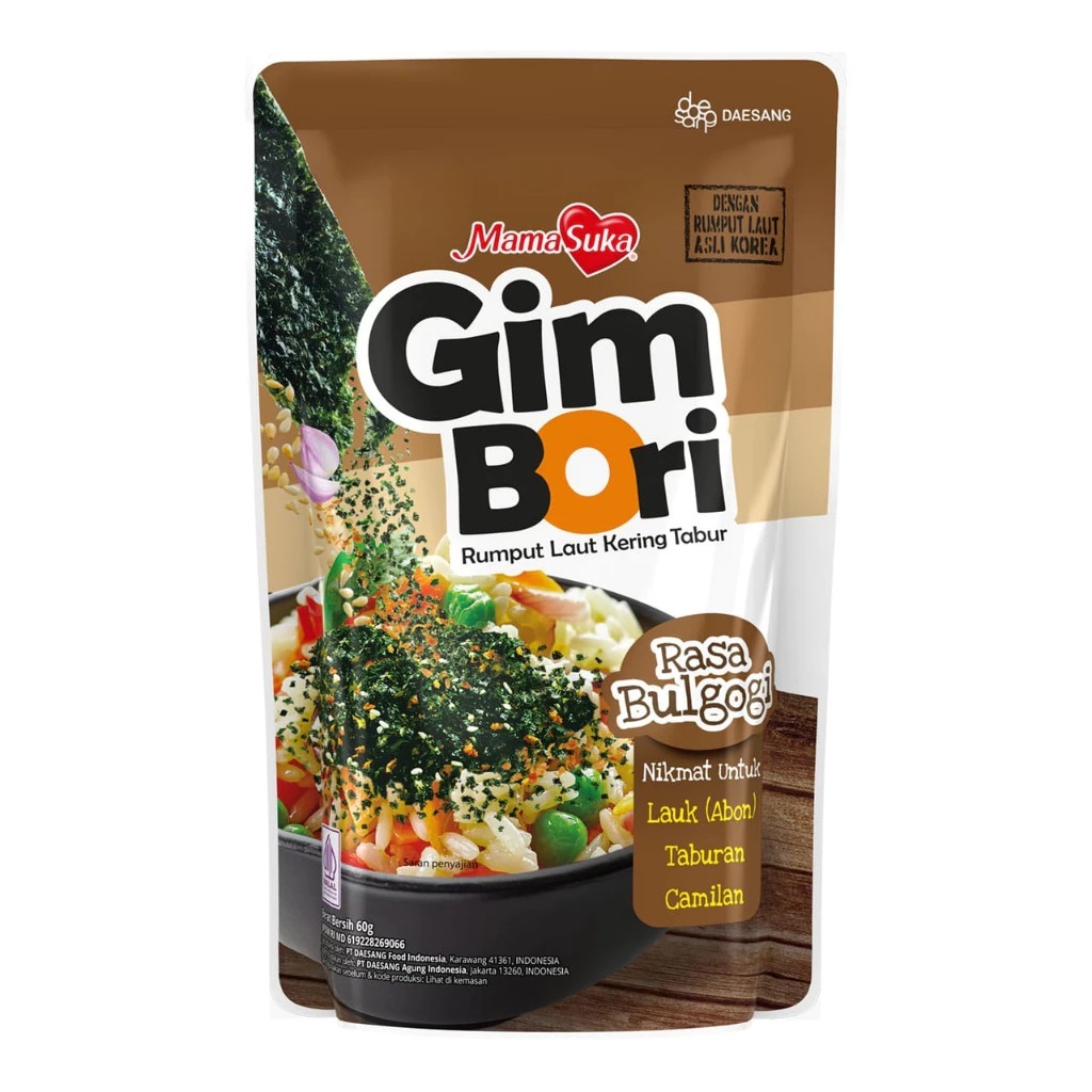 

MamaSuka Nori Tabur Gim Bori Bulgogi 60g