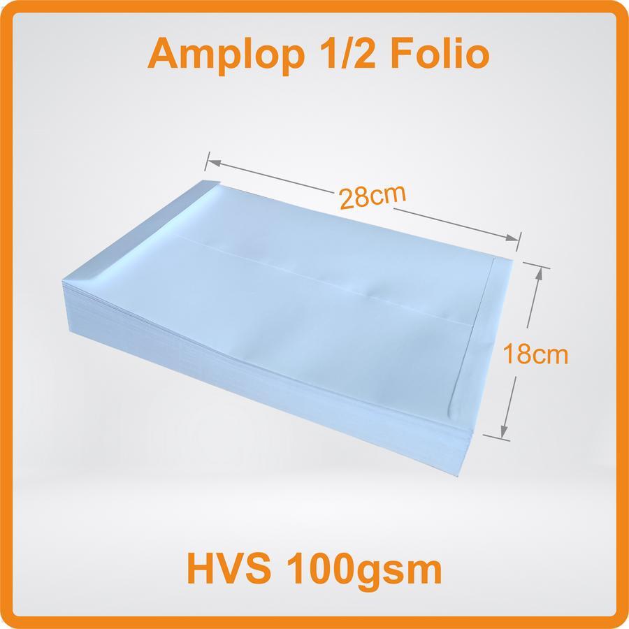 

Amplop Putih HVS 100 Gsm Ukuran 18x28cm