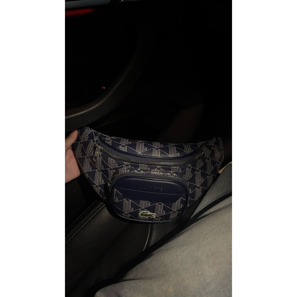 PRELOVED LACOSTE ORI Men Waist bag GOOD CONDITION