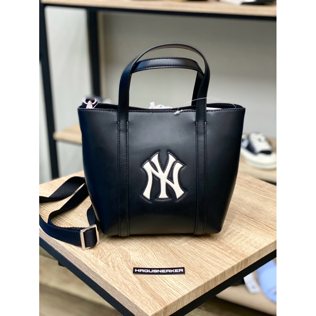 MLB BASIC PU WINDOW TOTE BAG NEW YORK YANKEES HAGUSNEAKER GARANSI 100% ORIGINAL