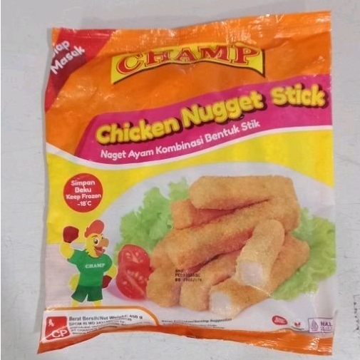 

Champ nuget ayam stick 500gr naget ayam bentuk stik
