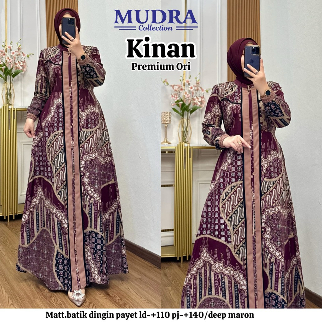 GAMIS DRESS BATIK KINAN BY MUDRA