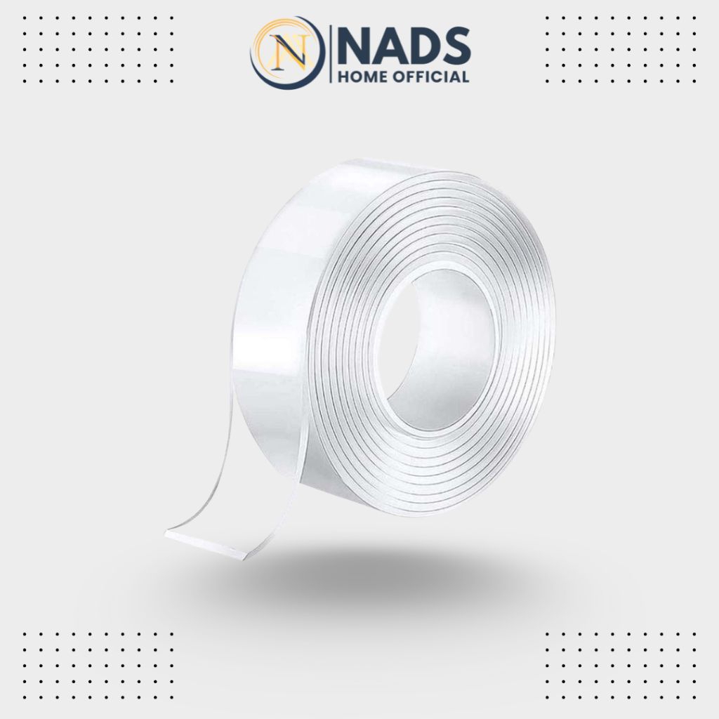 

Double Tape Bening Transparant Selotip Isolasi Tahan Air Serbaguna