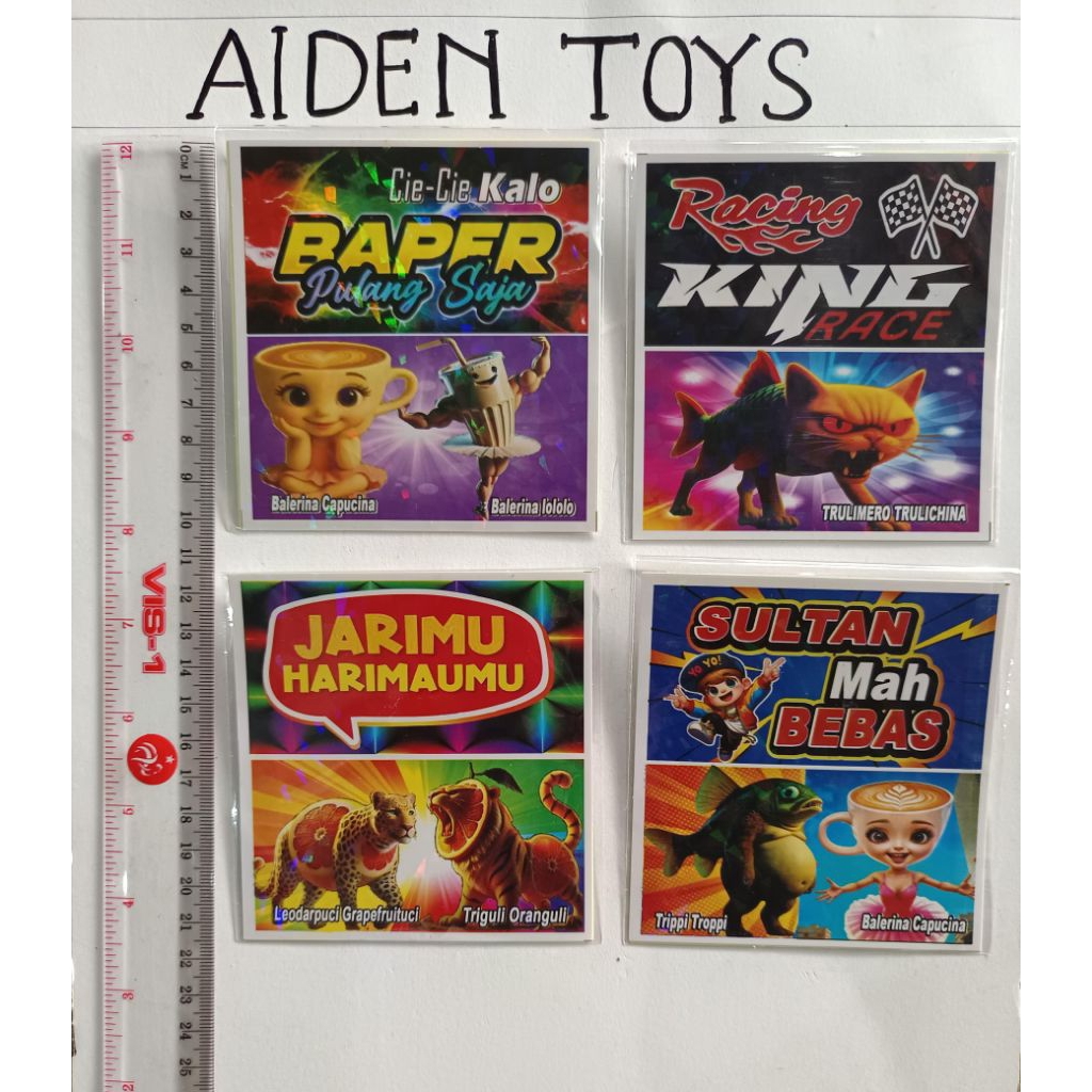 

sticker hologram anomali isi 20 pcs