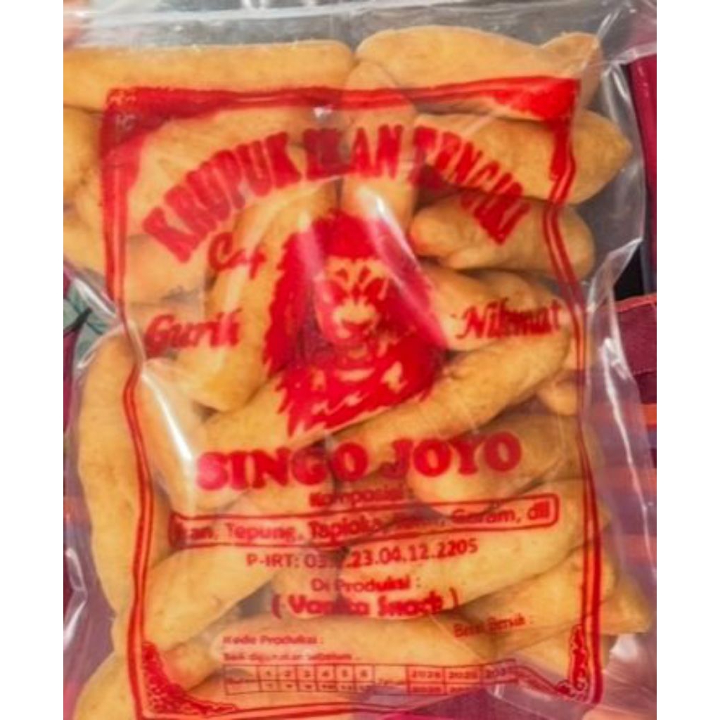 

Kerupuk Ikan Tenggiri Singo Joyo Asli Ikan Tenggiri