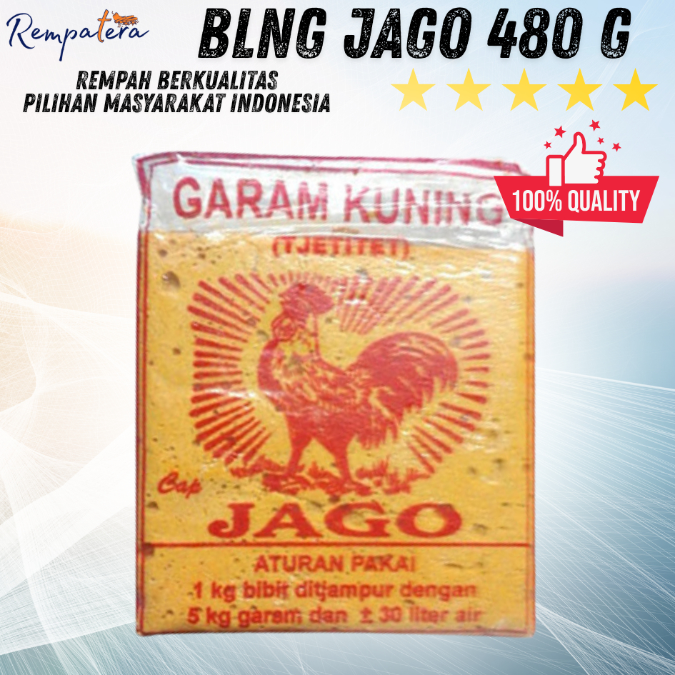 

REMPATERA - Garam puli gendar Ble ng - Garam Kuning Kerupuk Gendar JAGO