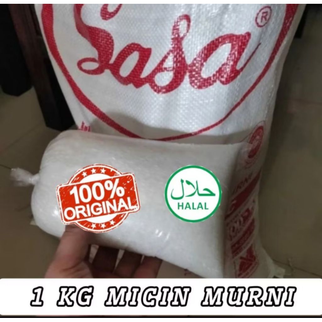 

MICIN SASA 1 kg asli (kemasan repack)
