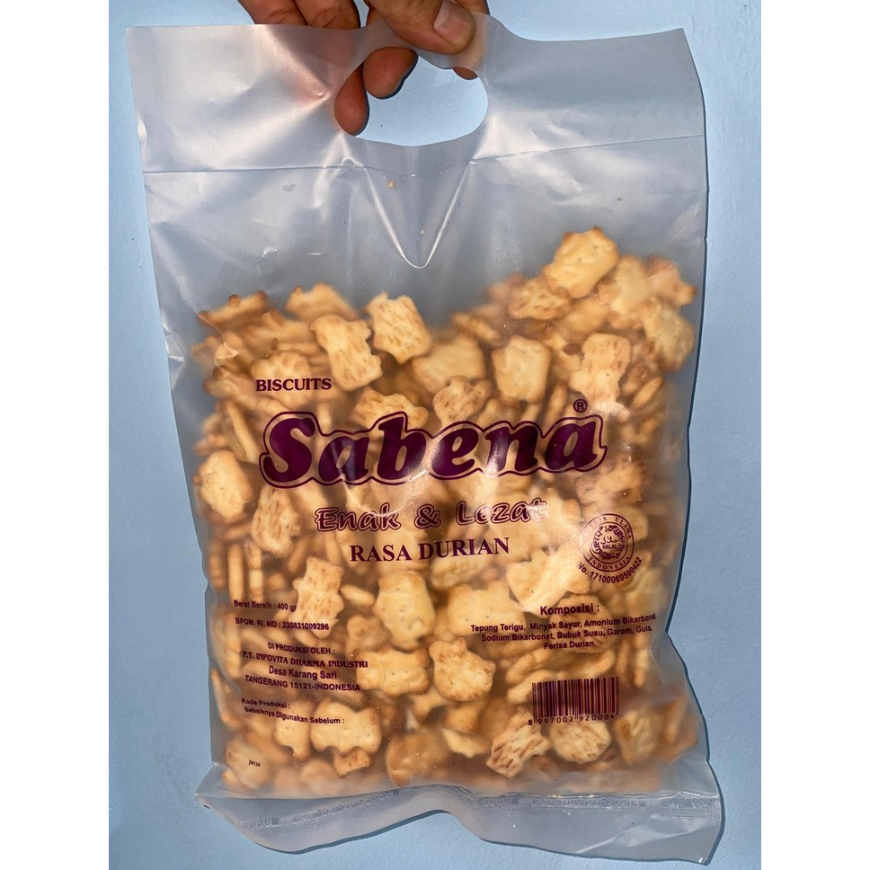

1 BAG 400GR SABENA BISKUIT RASA DURIAN / SABENA BISKUIT / SABENA BISKUIT DURIAN