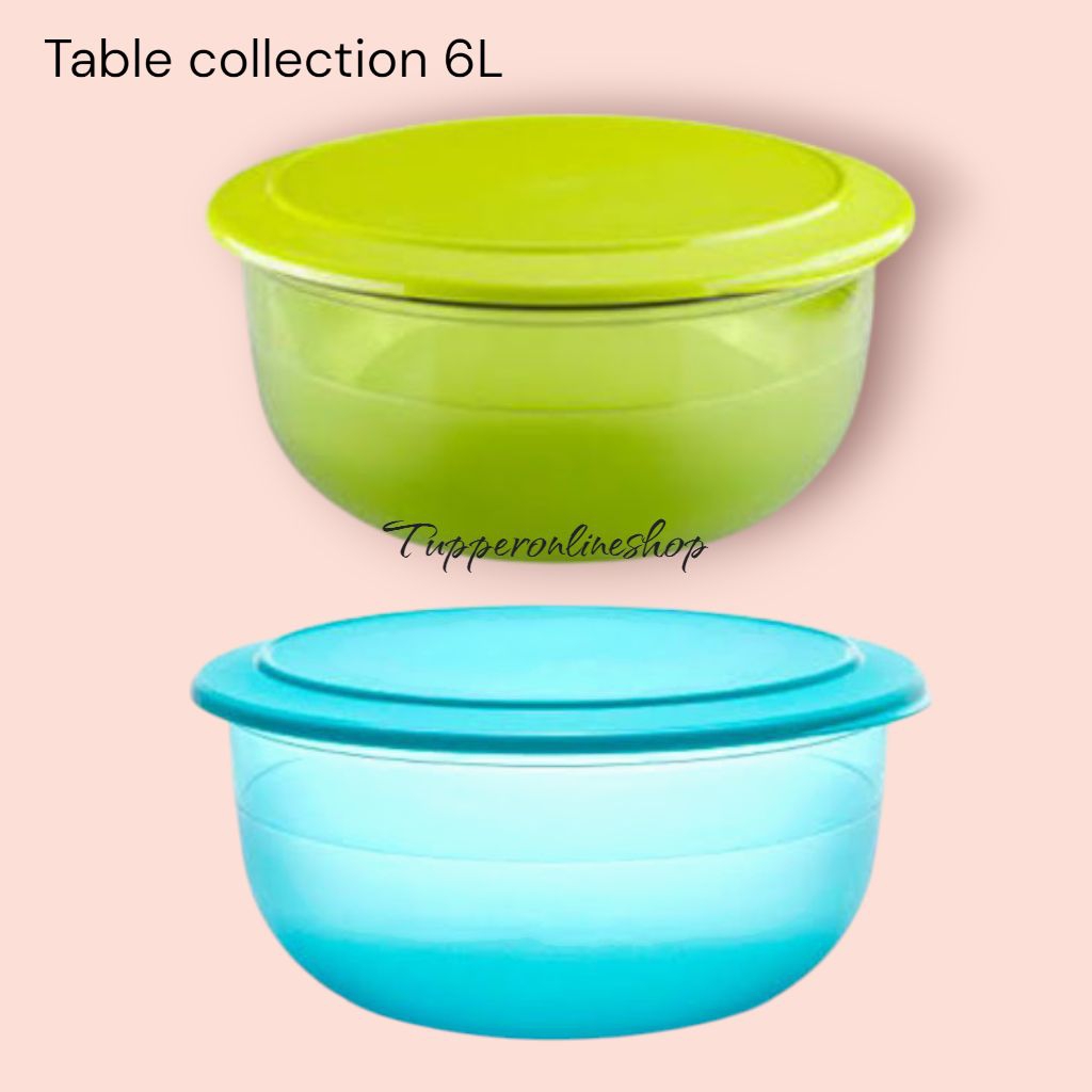Table collection tupperware 6 liter / mangkok tupperware