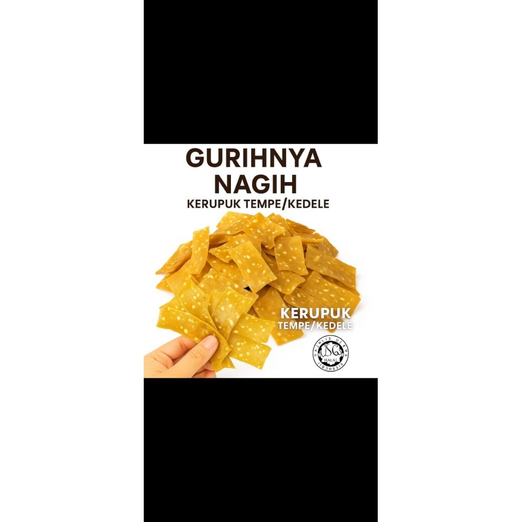 

krupuk tempe / kedele