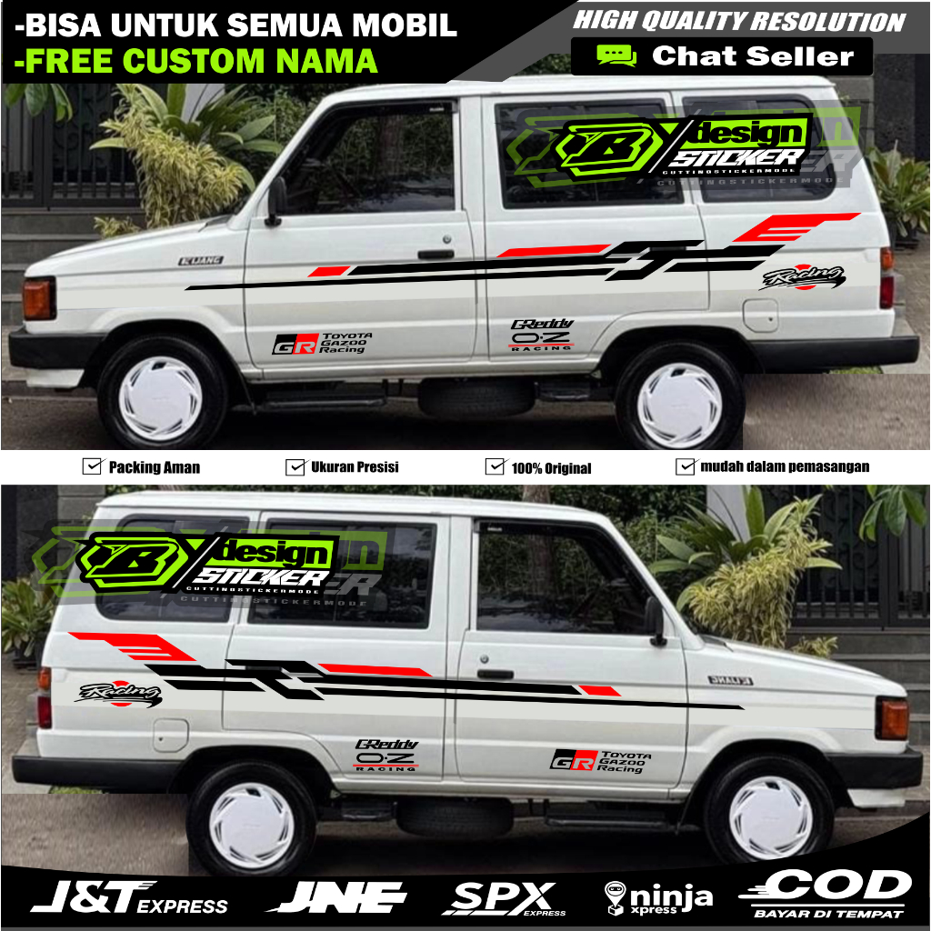 Stiker Mobil Kijang Super Stiker Body Samping Kijang Super Stiker Kijang Super Kapsul Lgx
