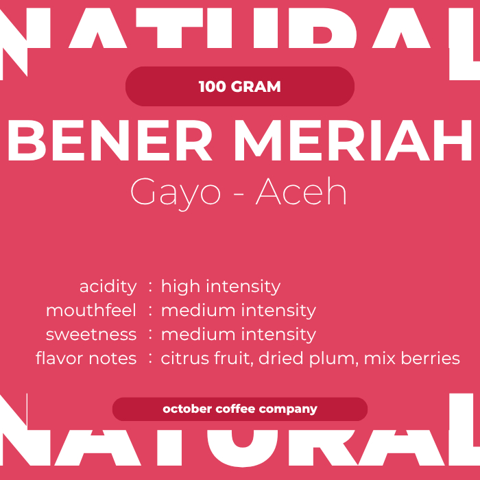 

ACEH GAYO CLASSIC NATURAL - Kopi Gayo, Single Origin, Arabica, 100 Gram