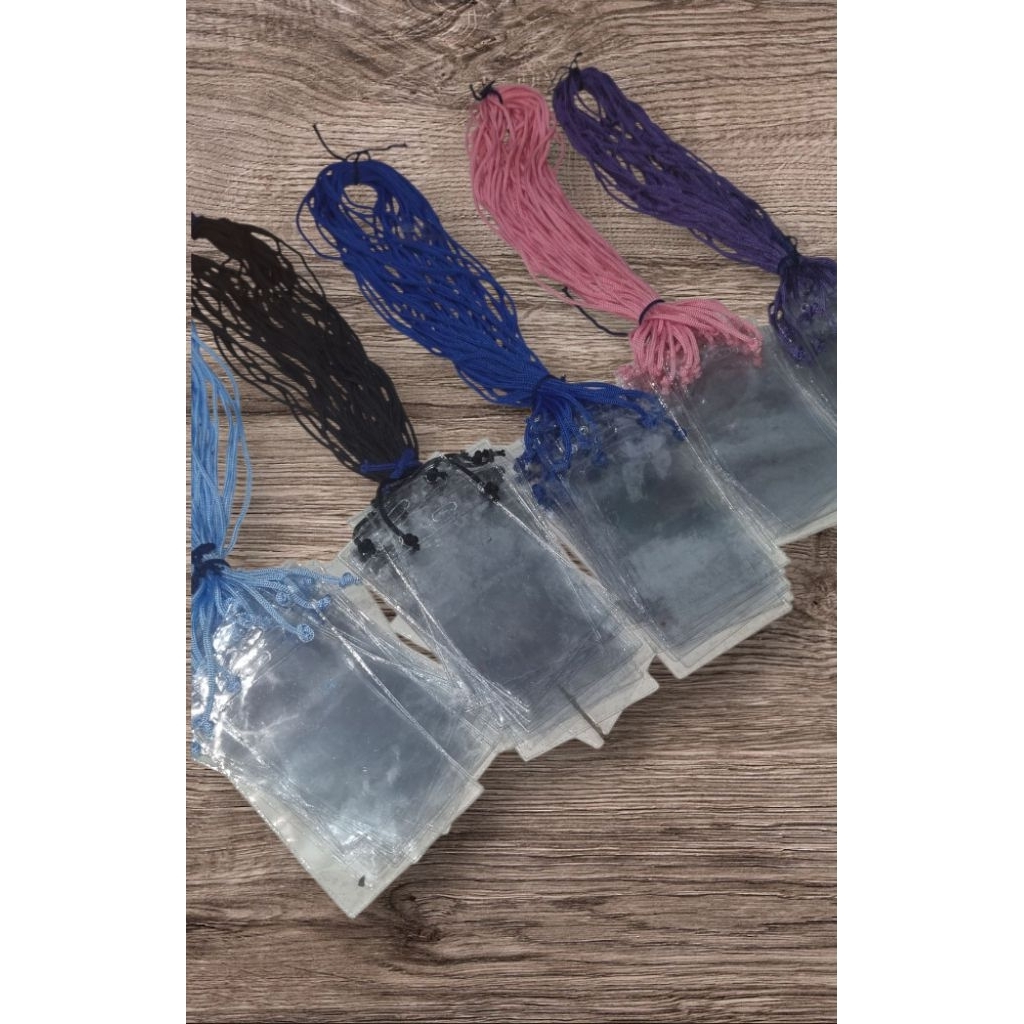 

10pcs plastik panitia beserta tali kalung gantung