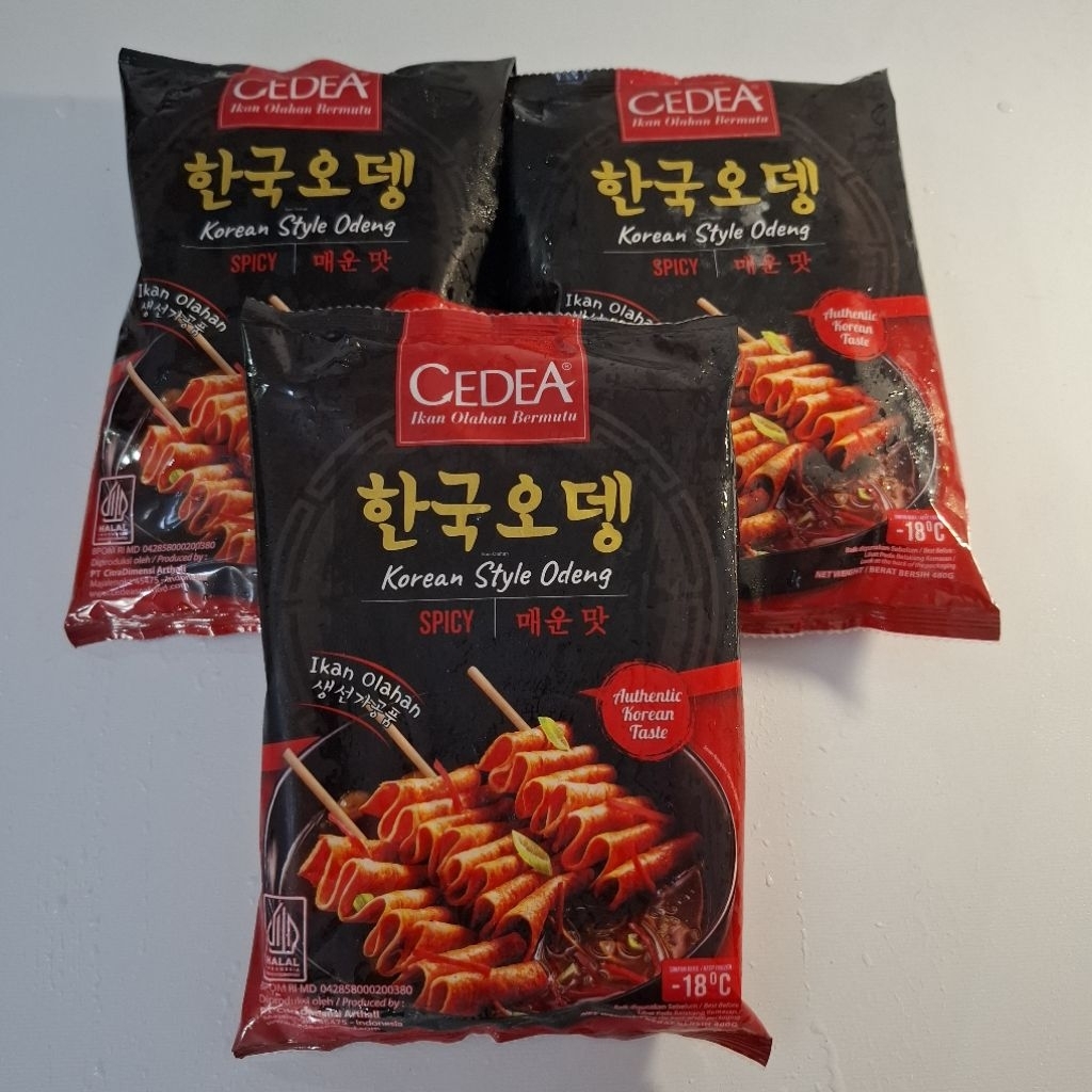 

Cedea Odeng Spicy/ikan olahan 480gr