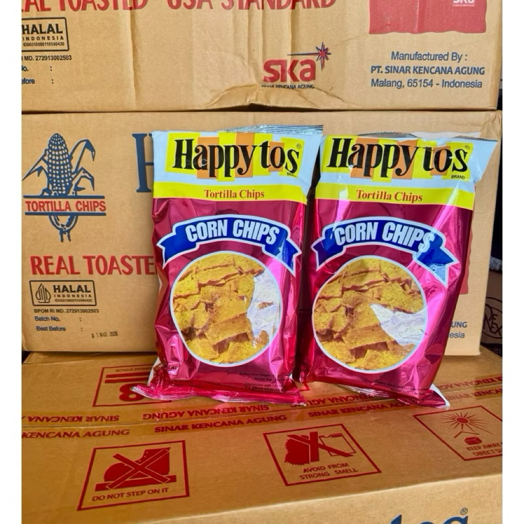 

HAPPY TOS 140GR CORN CHIPS (MERAH)