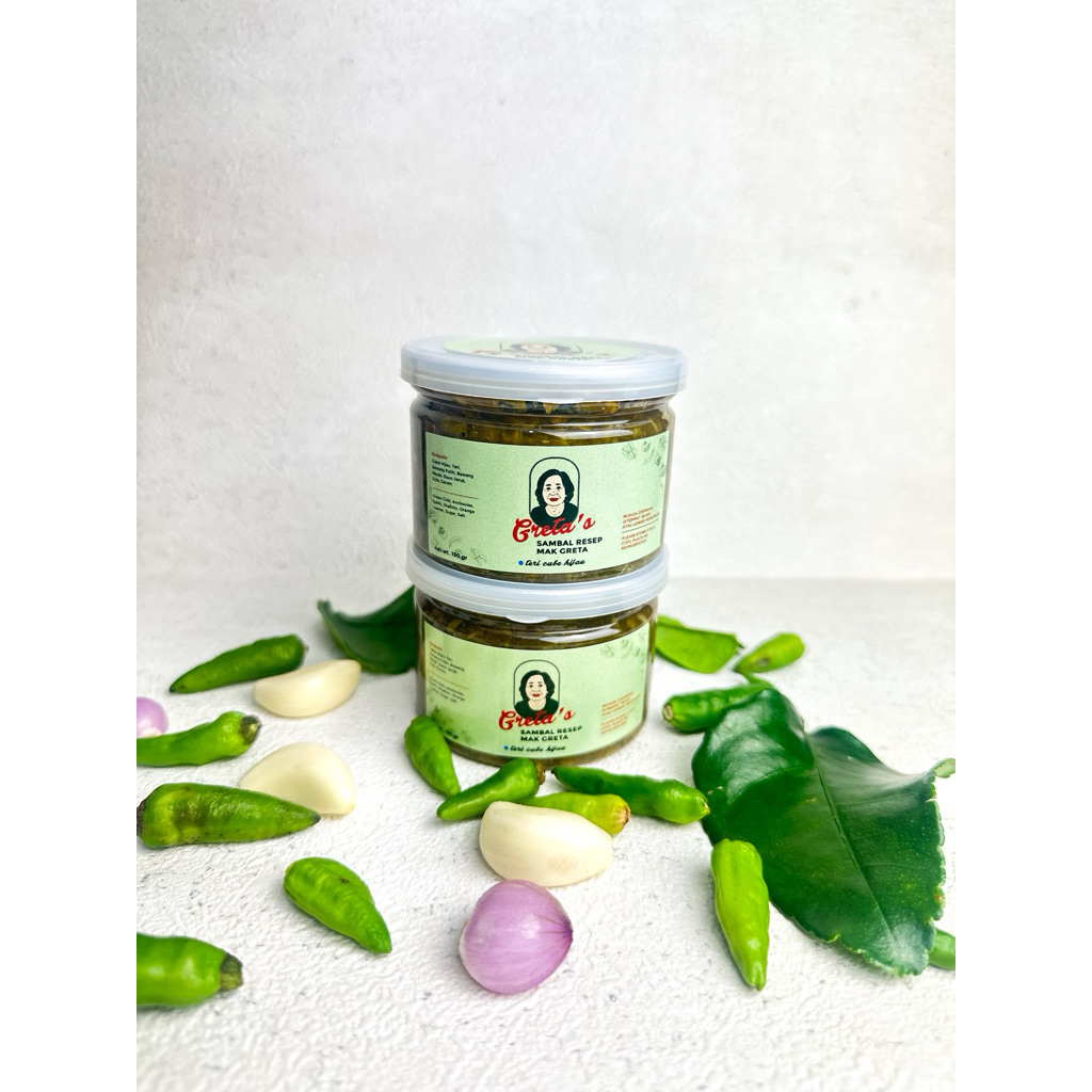 

Greta’s Sambal- Varian Teri Lombok Ijo 140gr