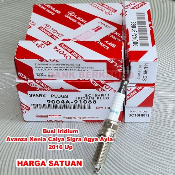 Busi Iridium Avanza Xenia Calya Sigra Agya Ayla 2016 Up