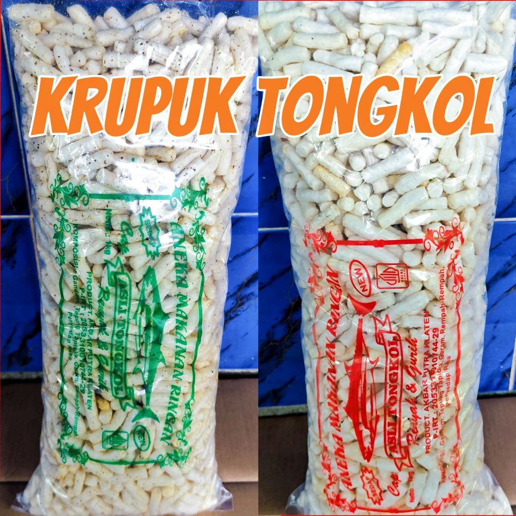 

1bal krupuk ikan tongkol original dan cabe ijo renyah gurih / krupuk stik ikan tongkol enak