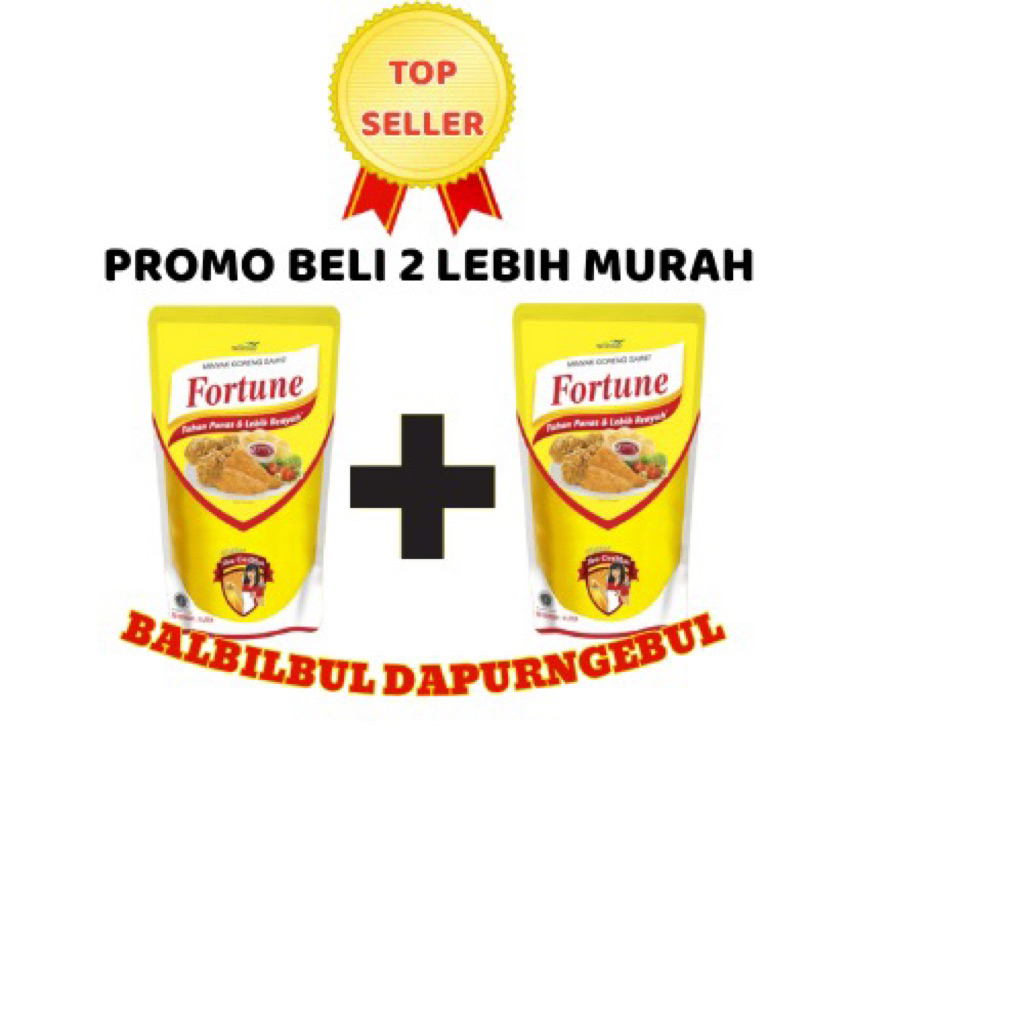 

Minyak Goreng Fortune 1Lt dapat 2 Bundling