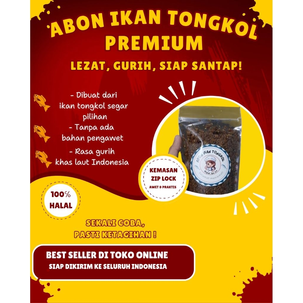 

Abon ikan tongkol mini