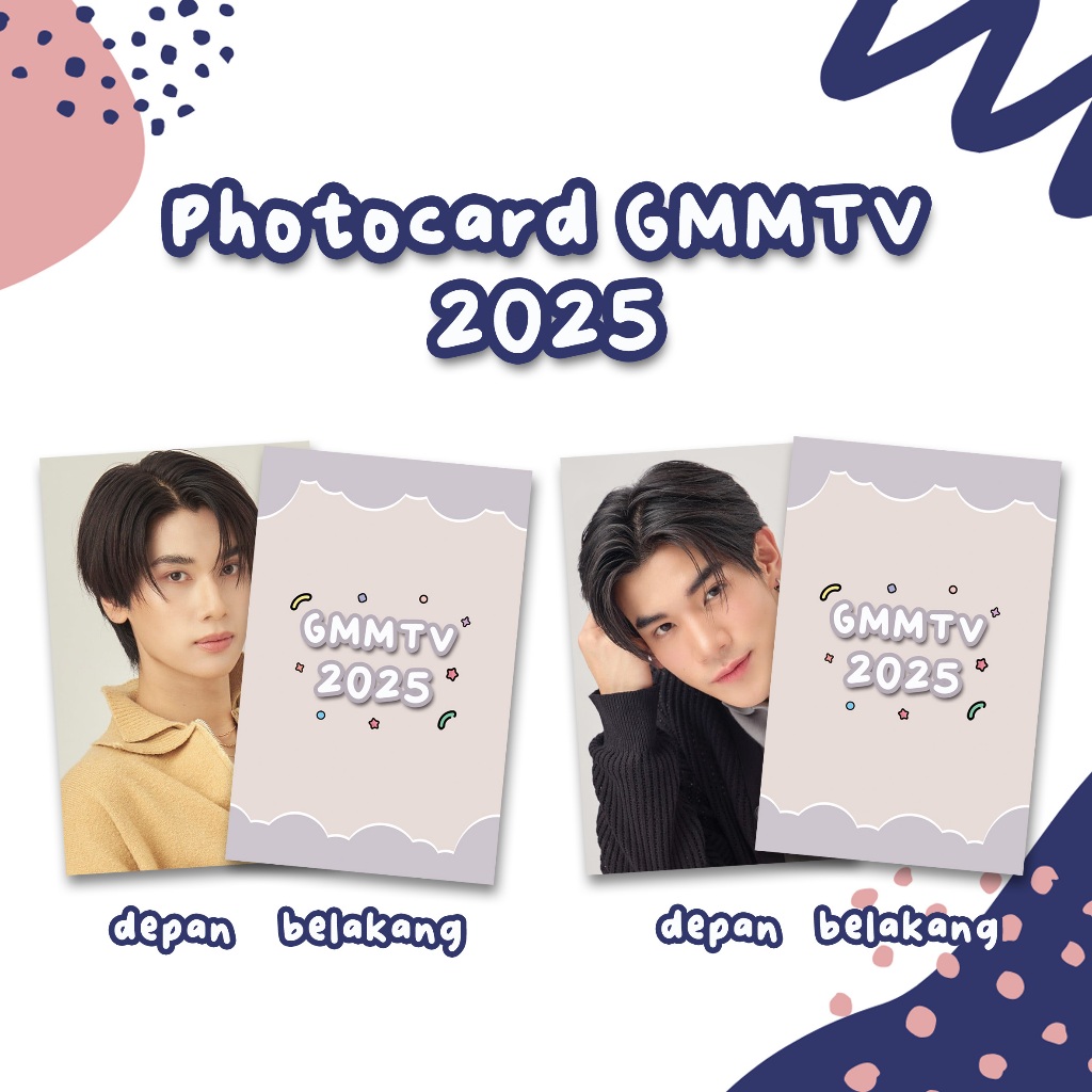 Photocard gmmtv 2025 thai actor aktor thailand