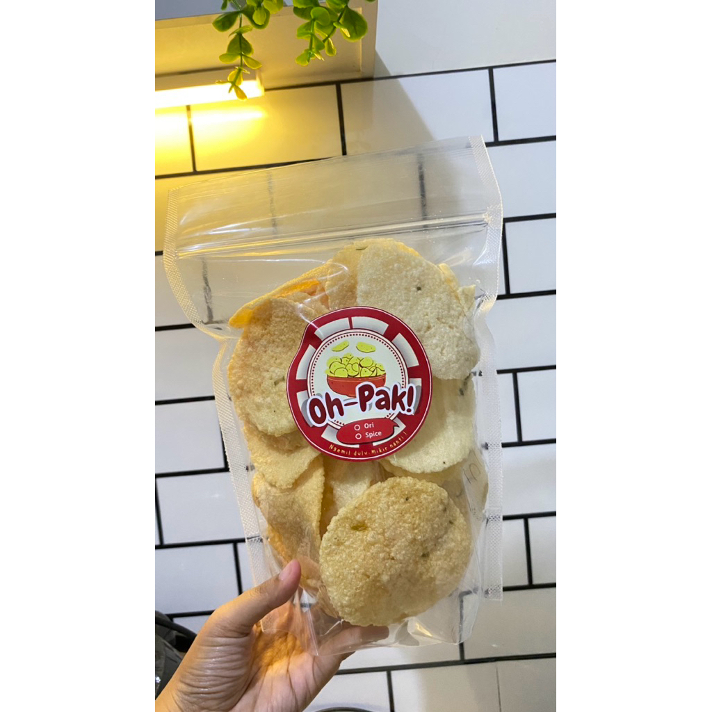 

Opak Singkong Original Cemilan Gurih Renyah