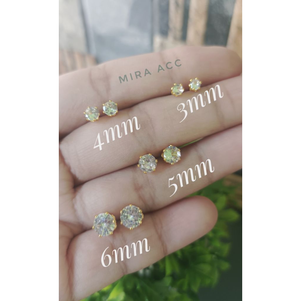 anting tusuk gold mutiara