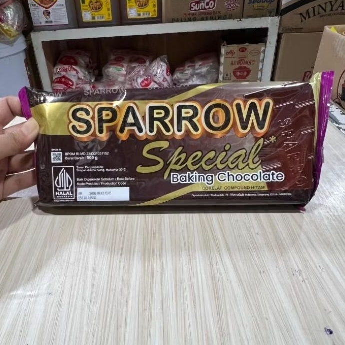 

Coklat Batang Sparrow Special 500 gram / Baking Chocolate