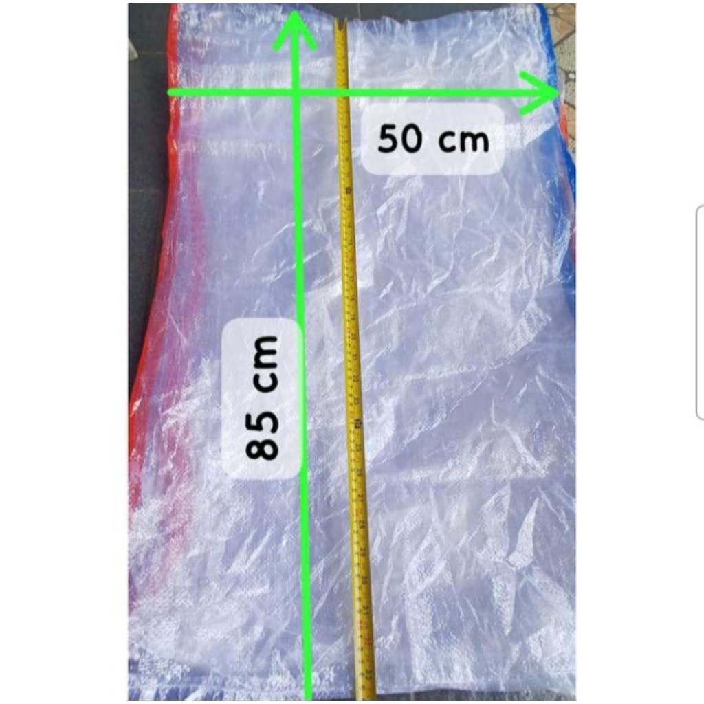 Karung plastik 50 kg kondisi bagus