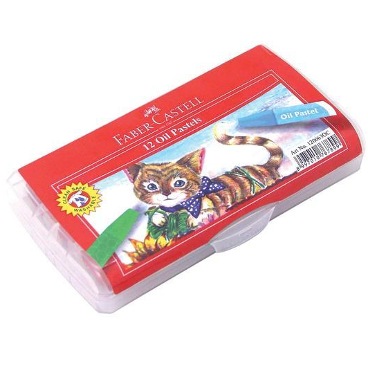 

Crayon 12 warna Faber Castell / Oil pastell 12 warna Faber Castell