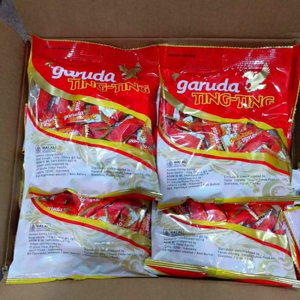

Garuda Ting Ting Permen Kacang @125gr