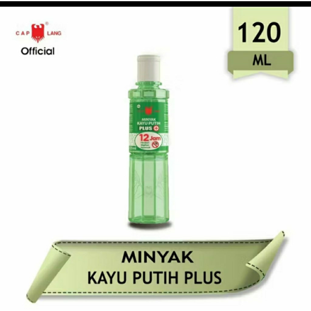 Cap Lang Minyak Kayu Putih Plus 120ml – Perlindungan Nyamuk hingga 12 Jam | Original