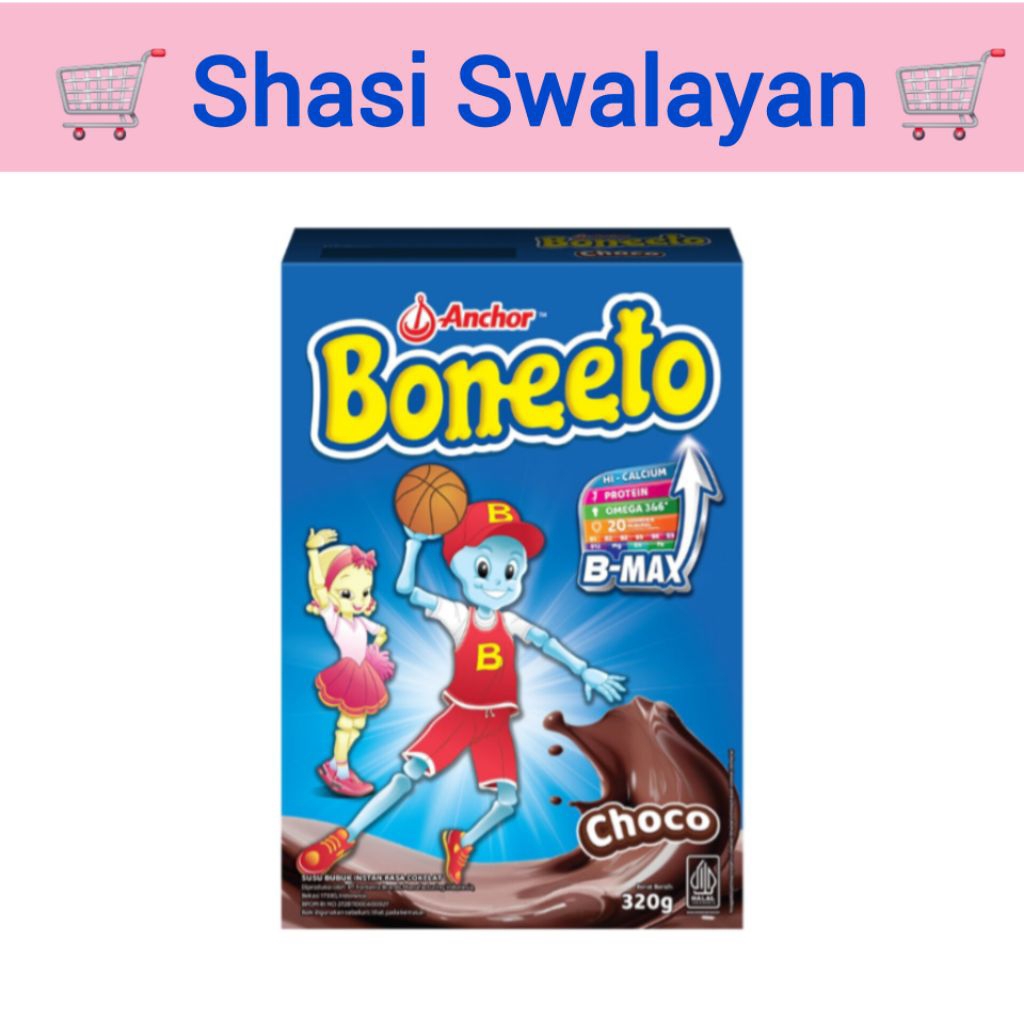 

Boneeto Vanila/ Coklat 320 gram - Susu Pertumbuhan Anak