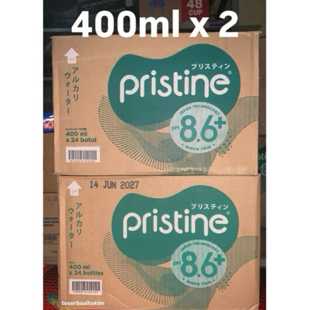 

Pristine 8.6+ 400ml (x2 BOX)