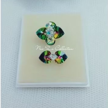 Peniti Dagu Swarovski Original , Peniti Hijab Crystal Asli Swarovski, (harga satu set )