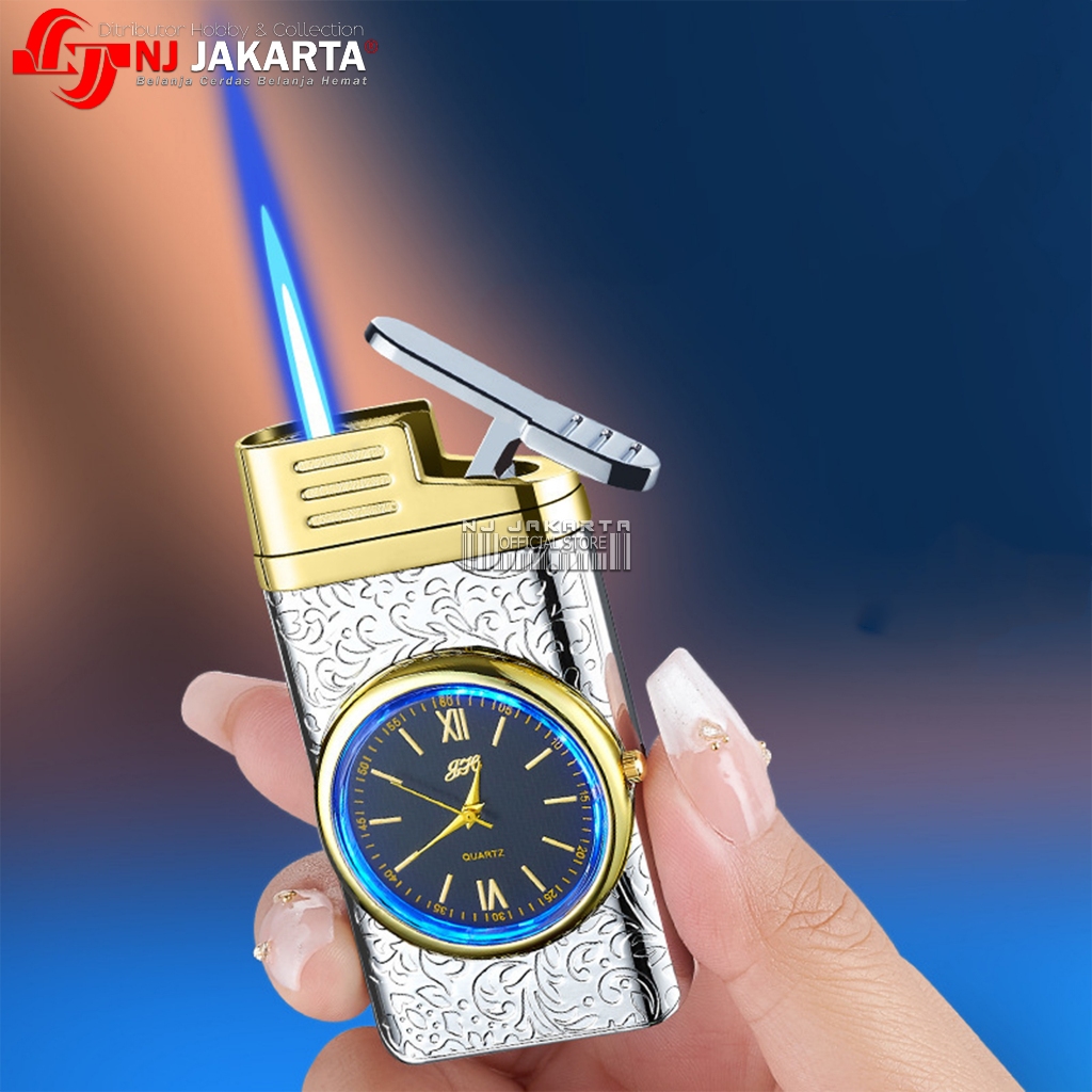 Korek Api Jam Api Las Isi Gas Elegan Fashion Watch Zhuoheng Lighter ZH-508