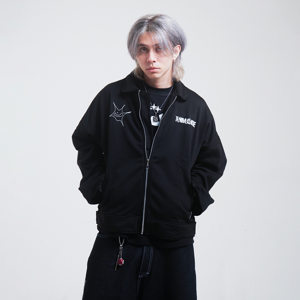 Himside - Eyesoul V2 Black Boxy Work Jacket - Unisex