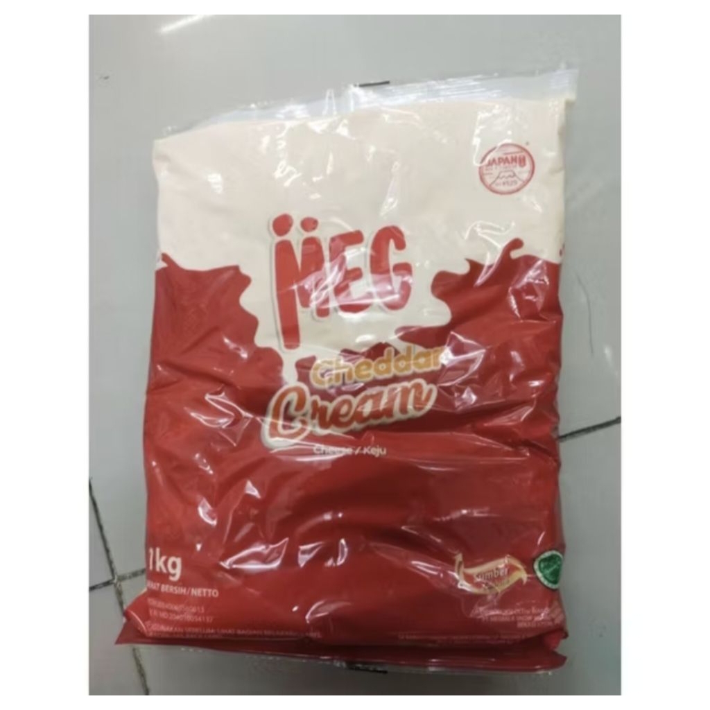 

MEG cheddar cream cheese 1Kg krim keju olahan