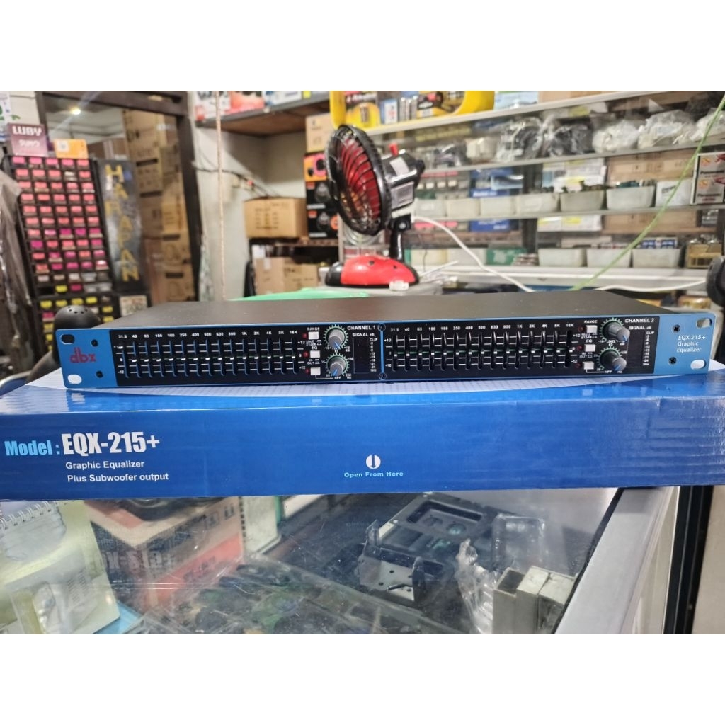 Equalizer dbx 215+ plus subwoofer output ori