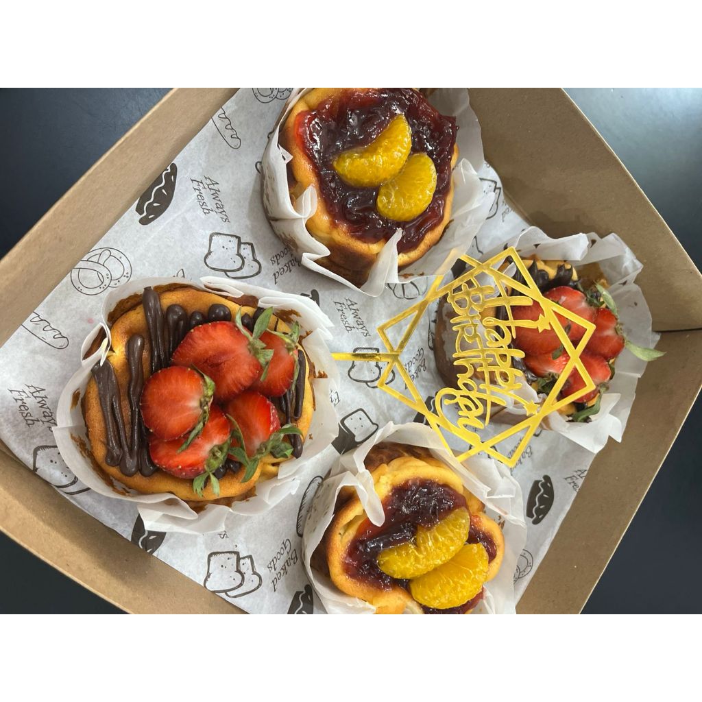 

Burnt Cheese /Burnt Cheese buah/Burnt Cheese Original/Kue tradisional/oleh-oleh/Aneka kue