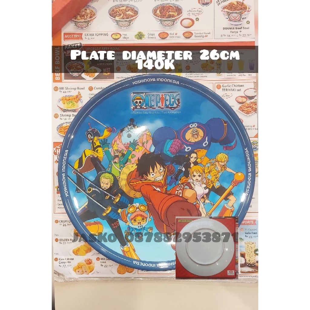 Plate Yoshinoya x One Piece(VERY LIMITED)