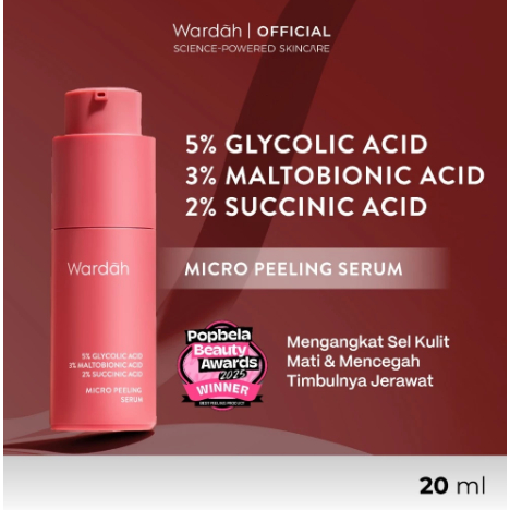 Wardah Exfo Peeling Serum 5%- Serum Exfoliasi Wajah