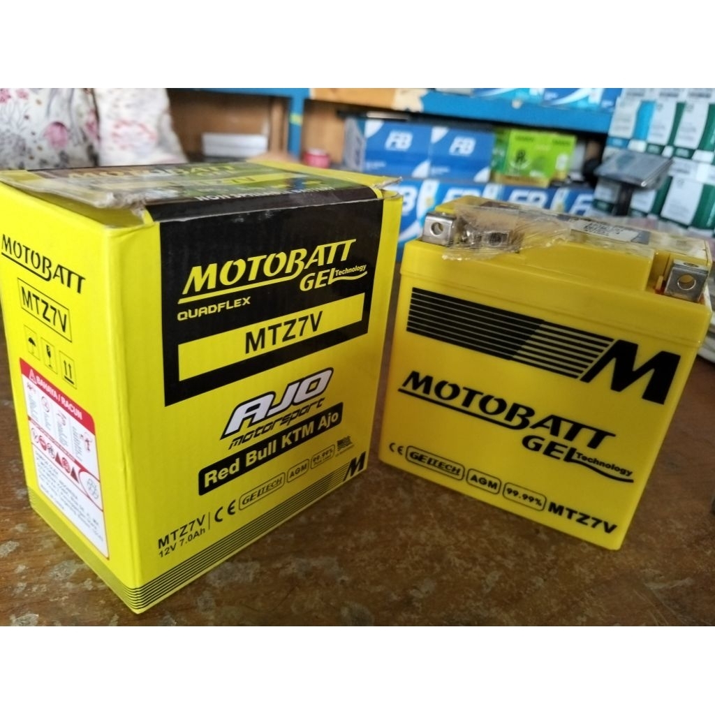 AKI MOTOBATT | MTZ-7V | 12V 7Ah | AKI KERING | ORIGINAL 100%