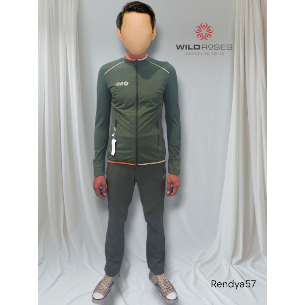 Jaket outdoor dan celana Wild Roses