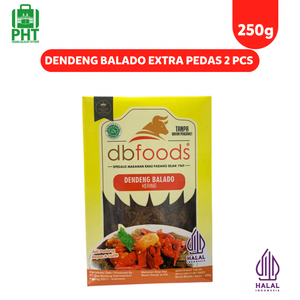 

Dendeng Kering DBFOODS Original 500g Praktis Siap Makan Asli Padang