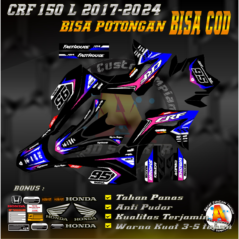 Sticker Decal Crf 150 L Full Body Decal Crf / Decal Crf 150 L Full Body
