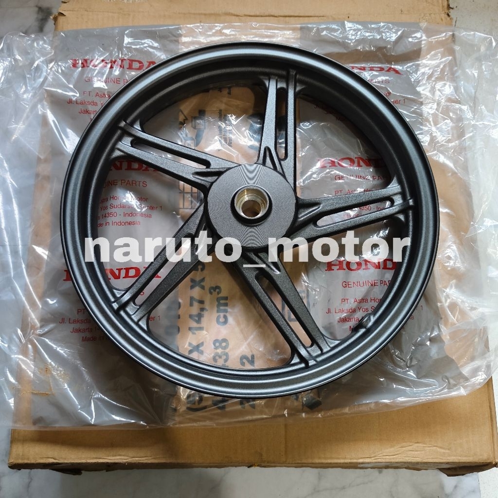 ORI AHM - 44601-K81-N01 velg depan pelek depan beat street esp beat eco ori honda ahm asli honda