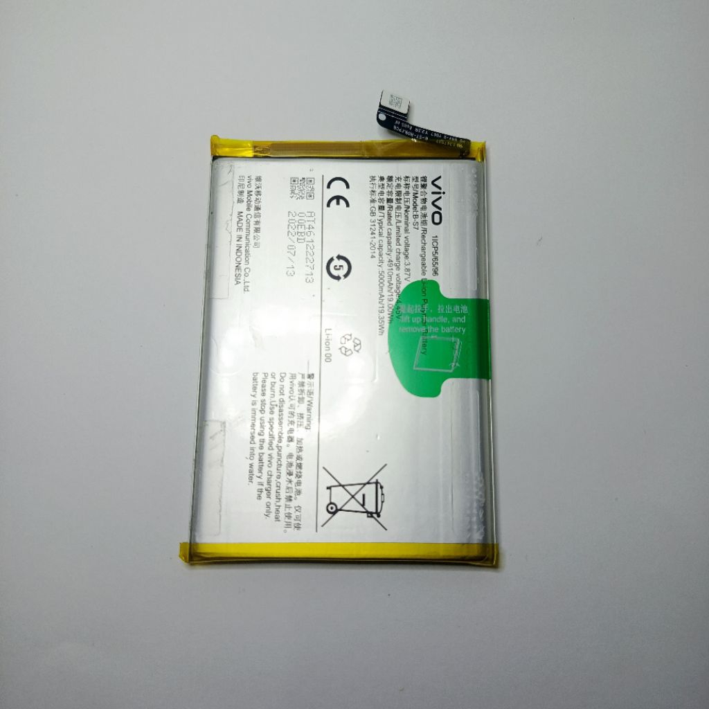 Baterai Original B-S7 For Vivo Y01/Y15s/Y16 Original Copotan/ Ori Bawaan Hp