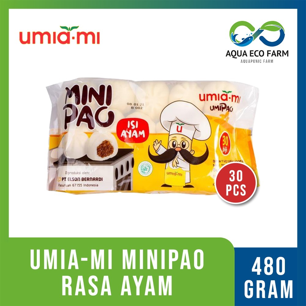 

[AquaEcoFarm] UMIAMI Minipao Isi 30 pcs – Mini Pao Aneka Rasa Coklat, Ayam, Stroberi | Mini Bakpao Kukus Lezat | Bandung